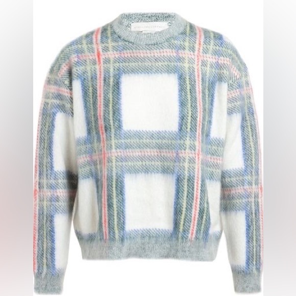 Stella McCartney Mohair Tartan Plaid Sweater - Picture 3 of 13